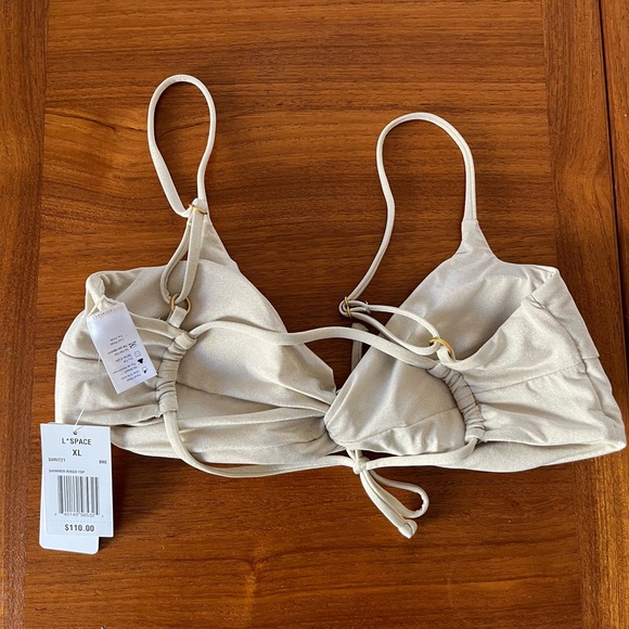 L*SPACE Shimmer Ringo Bikini Top - Picture 3 of 3